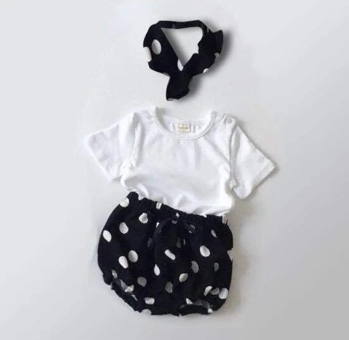 Children Clothing Sets 2020 Summer Baby Clothing Set Korean Style Toddler Boys Clothes T shirts + PP shorts Infant Girls Clothes