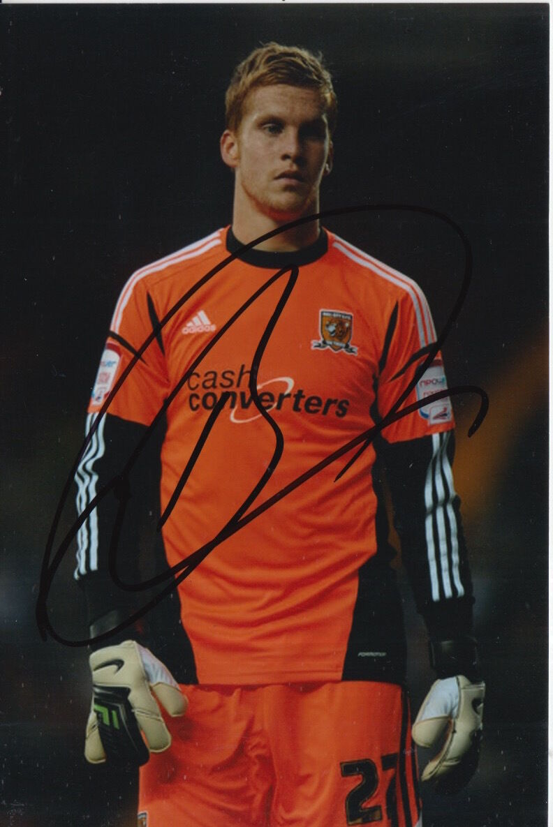 HULL CITY HAND SIGNED BEN AMOS 6X4 Photo Poster painting 1.