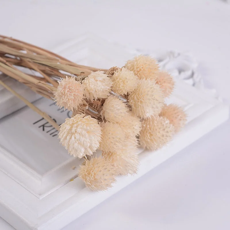 Cifeeo 15Pcs Dried Flower Bouquets Artificial Flower Colorful Strawberries Grass Flower Handmade Home Decor DIY Handicraft Flower
