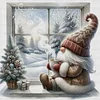 (US Local)Gnome-18CT Counted Cross Stitch Kit(40x40cm)