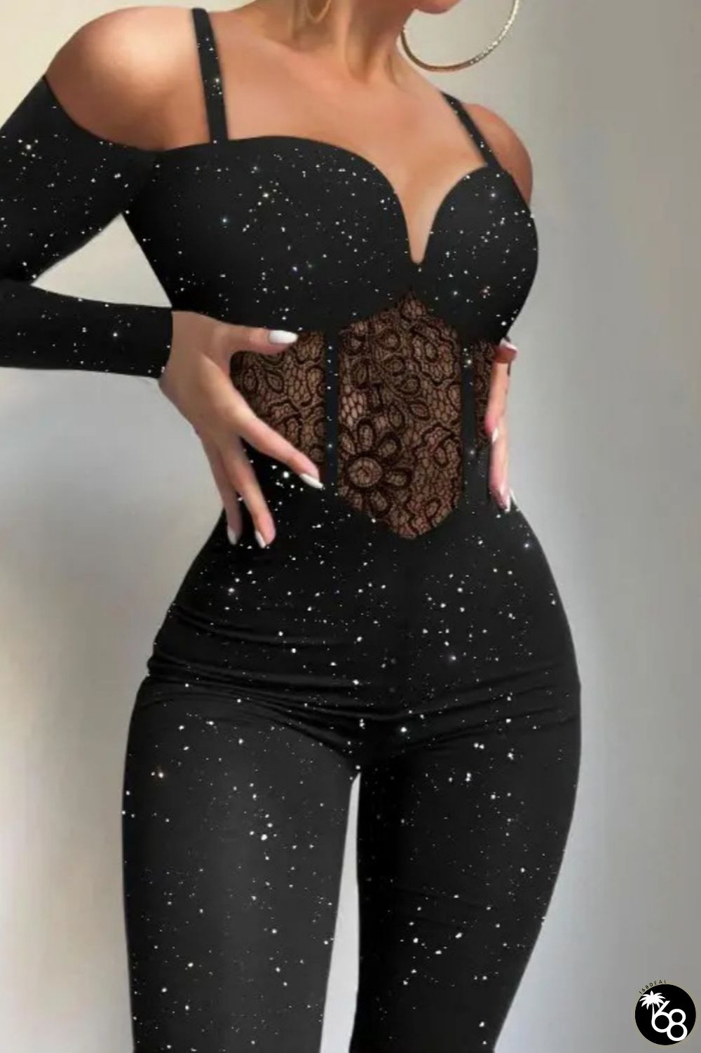Sexy Casual Solid Patchwork Backless Off the Shoulder Skinny Jumpsuits | 168DEAL