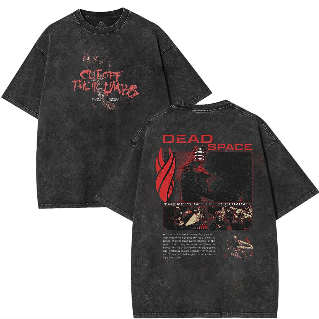 Dead Space Printed Unisex Washed T-Shirt