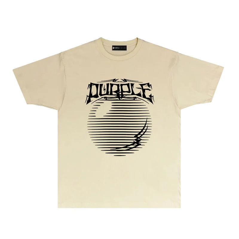 Purple 2023 new fashion T-shirt short sleeves