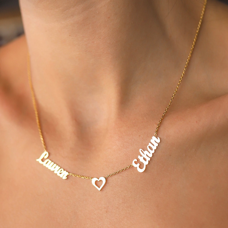 Ethan on sale name necklace