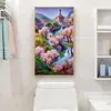 Rose Manor 5D Diamond Painting Rhinestone Full Round Drill for Room Decoration