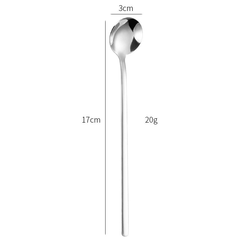 Casual Solid Color Stainless Steel Spoon