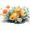 uk.everydayedeals (Limited Stock)Diamond Painting - Full Round - Goldfish Roaming(40*60cm)
