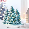 2D Flat Christmas Tree Print DIY 5D DIY Diamond Art Ornaments for Home Decor