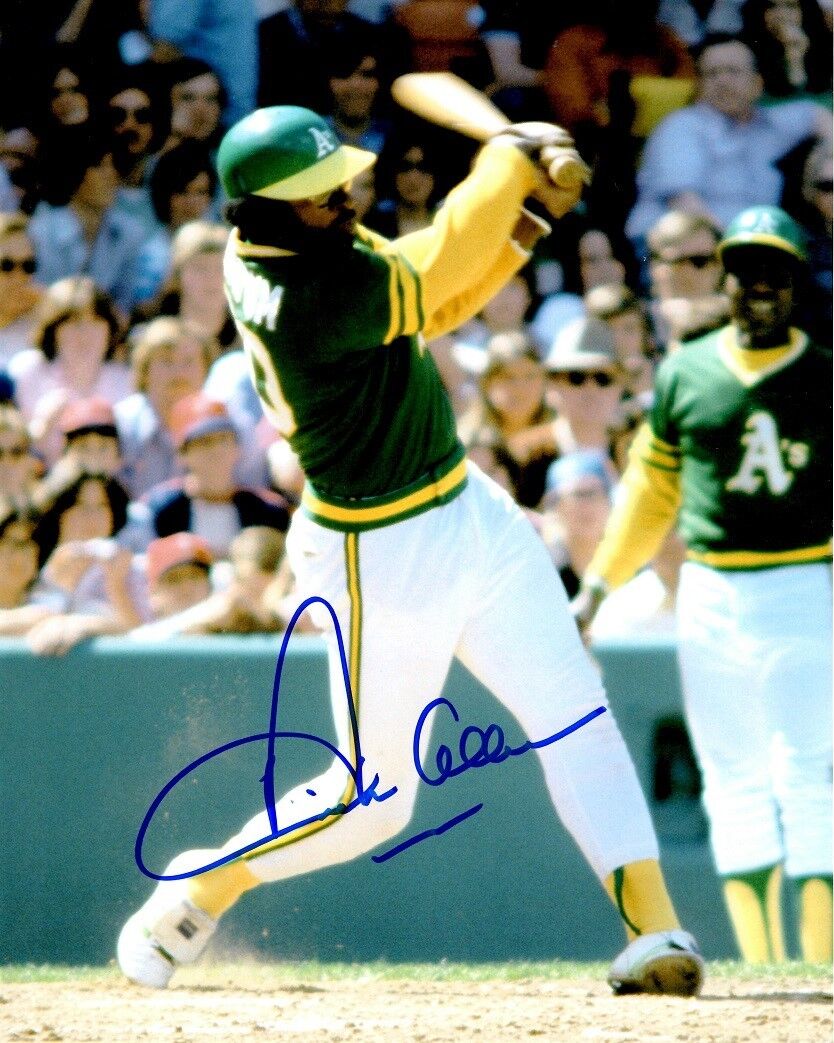 Signed 8x10 Dick Allen Oakland A's Autographed Photo Poster painting - COA