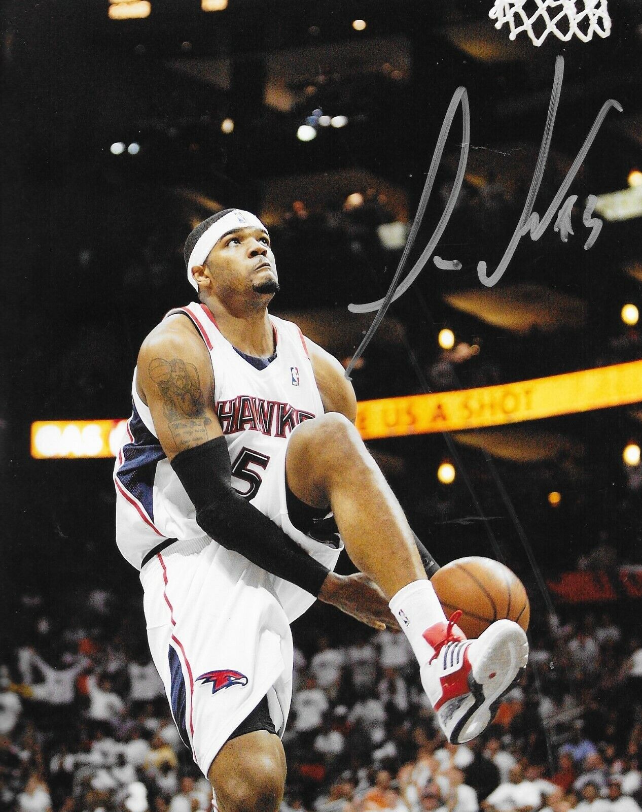 Josh Smith signed Atlanta Hawks 8x10 Photo Poster painting autographed