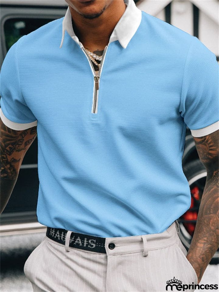 Unconventional High-class Nice Solid Men's Polo Shirts