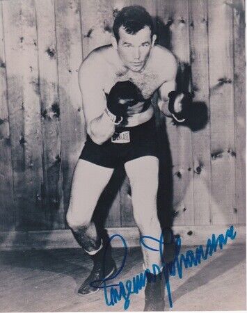 Ingemar Johansson Signed Autographed Boxing 8x10 inch Photo Poster painting Died 2009 + RDM COA