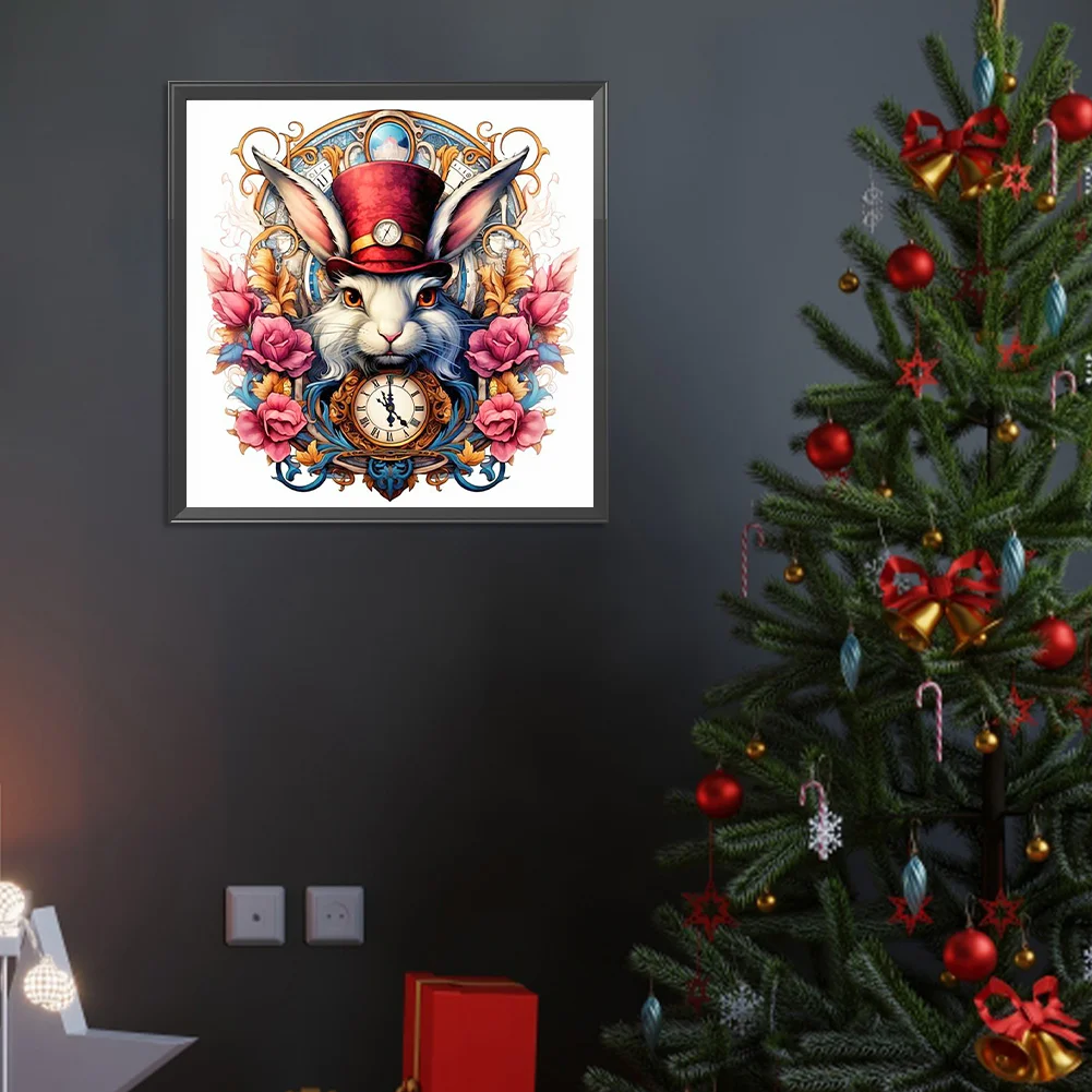 Full Round Diamond Painting 40*40cm - Time And Space Rabbit