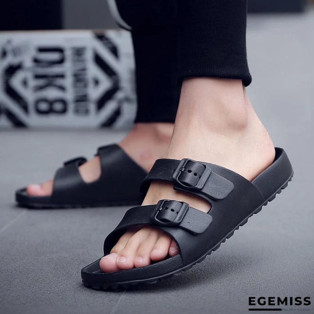 Men's Breathable Sandals Slip On Summer Beach Sandals Shoes | EGEMISS