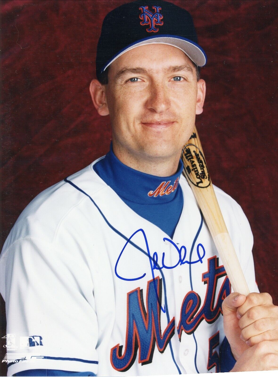 John Olerud Toronto Bluejays NY Mets Signed Autographed 8x10 Glossy Photo Poster painting COA