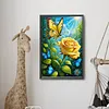 Diamond Painting -DIY Round Drill Rose Butterfly(40x60cm)