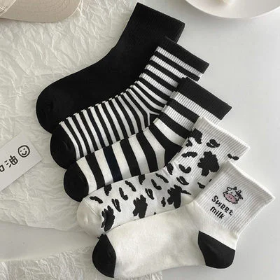 5 pairs of Printed socks