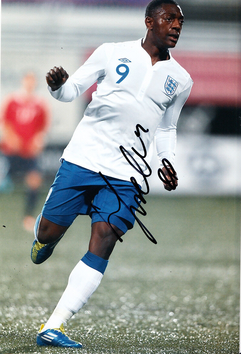 England Marvin Sordell Hand Signed 11/12 Photo Poster painting 12x8 2.