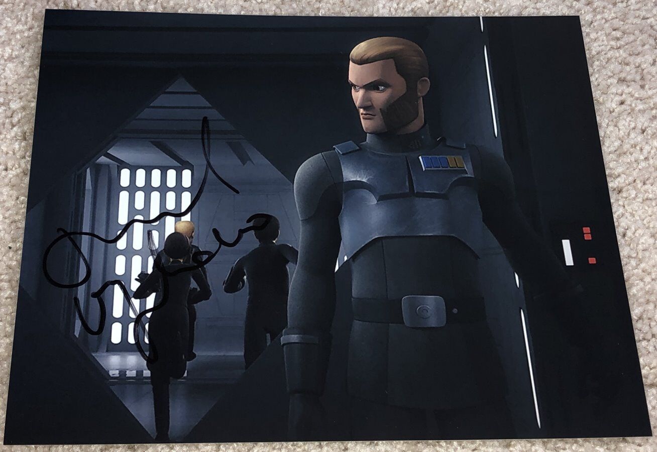 DAVID OYELOWO STAR WARS REBELS SIGNED AUTOGRAPH 8x10 Photo Poster painting KALLUS w/EXACT PROOF