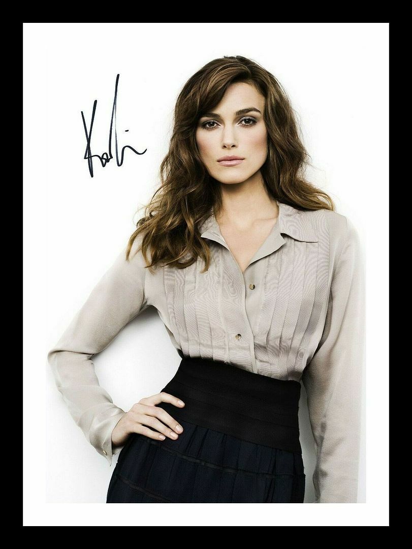 Keira Knightley Autograph Signed & Framed Photo Poster painting