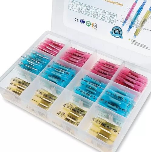 pornhint Pornhint 200PCS Heat Shrink Butt Wire Connector Kit, Insulated Waterproof New