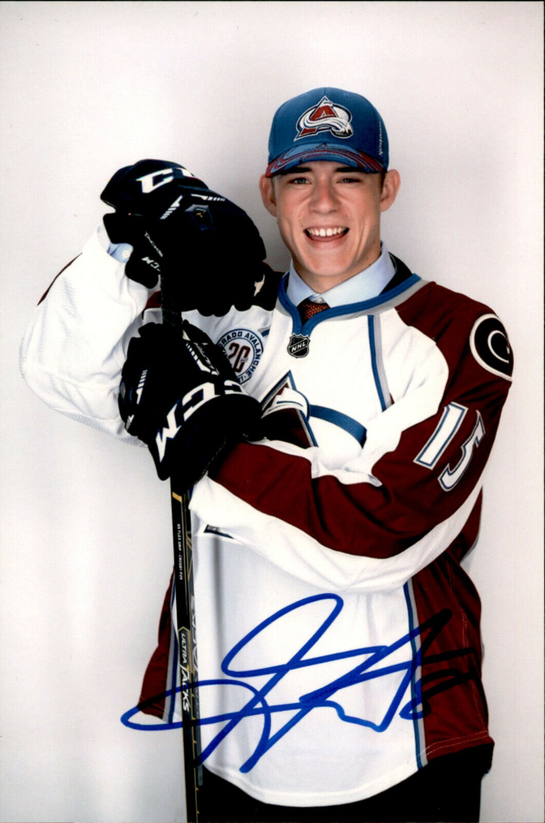 AJ Anthony-John Greer SIGNED autographed 4x6 Photo Poster painting COLORADO AVALANCHE