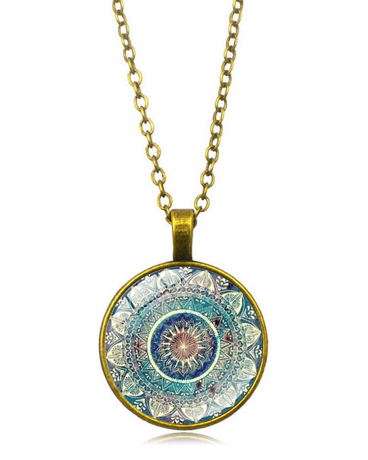 Vintage Beautiful Mandala Necklace