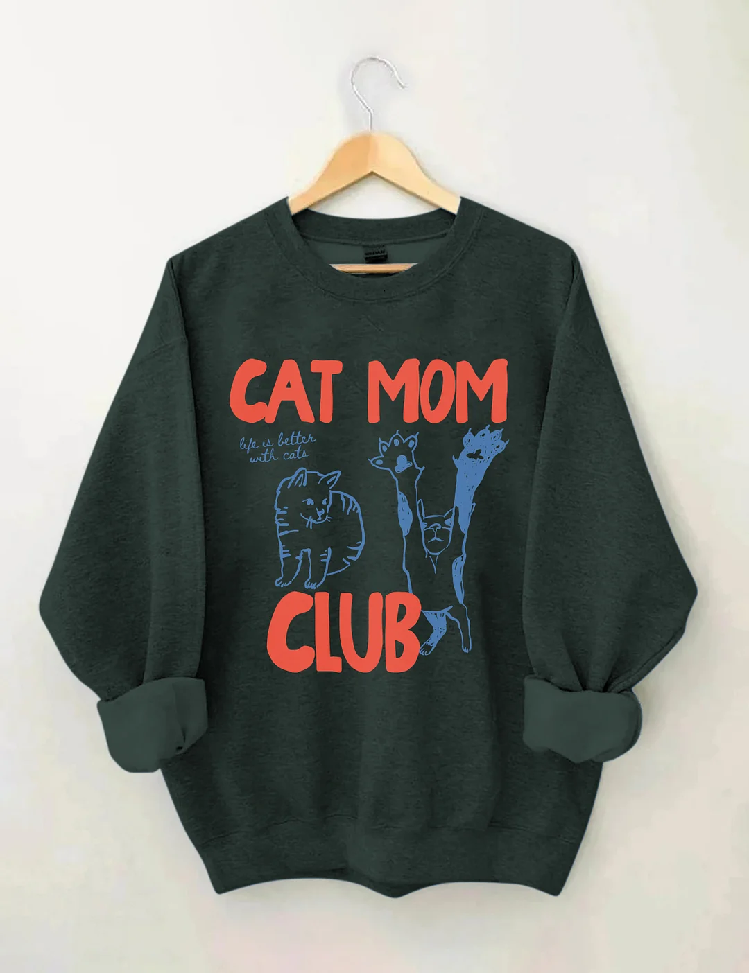 Cat Mom Club Sweatshirt