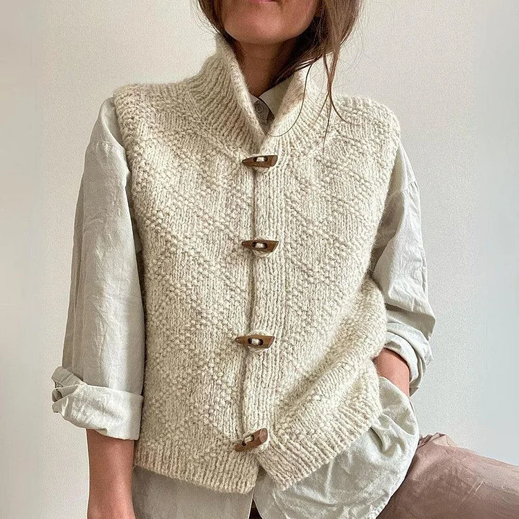 Stylish Sleeveless Cardigan