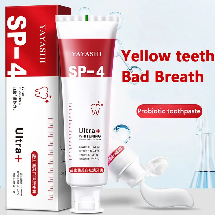 🔥2023 HOT SALE -  YAYASHI SP-4TM Probiotic Whitening Toothpaste