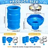 For Intex 11238 Universal Pool Vacuum Hose Adapter with Iron Hoops Pools Skimmer Hoses Connector Leak-Proof Replacement Hoses Adapter for Above/Inground Pools