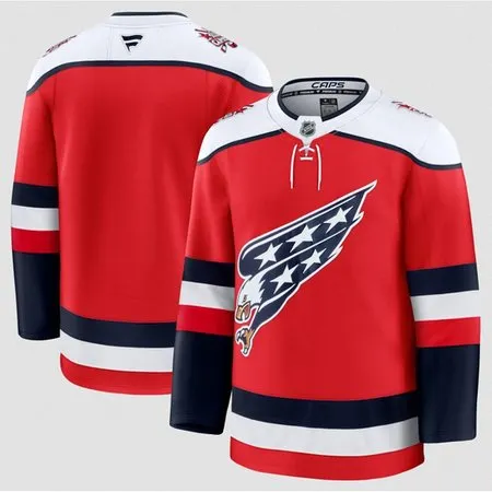 Men's Washington Capitals Blank Red 2025-26 Alternate Stitched Hockey Premium Jersey