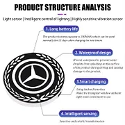 Car smart triangle window atmosphere modification lamp