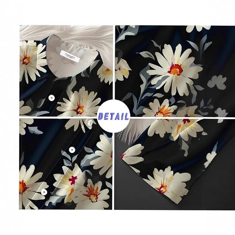 Sweet Floral Print Blouse for Women