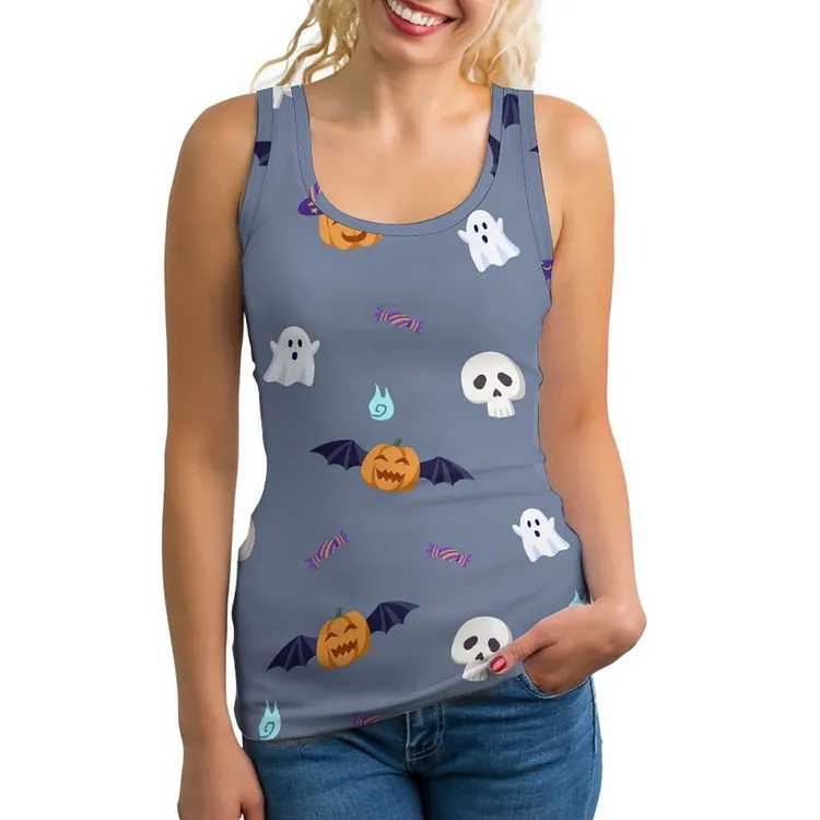 Personalized Custom Women's Sports Vest Halloween