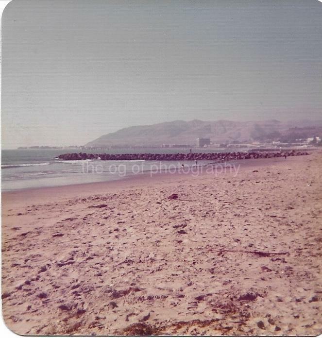 Ventura California FOUND Photo Poster paintingGRAPH Color BEACH 70′s Original VINTAGE 011 6 D