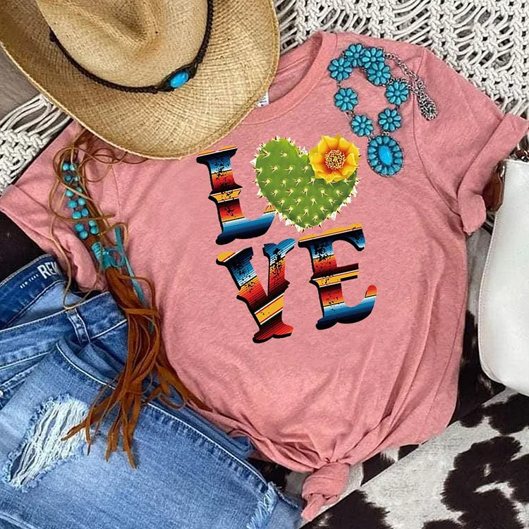 PSL - Love Cactus T-Shirt-06150