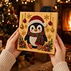 (20x20cm)Xmas Pearl Painting Art Kits With Inner Frame Pearl Gem Paintings Picture Arts Craft for Adults Beginners Home Wall Decor