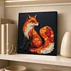 DIY Pre-Framed Fox Button Art Canvas Kit