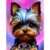 Yorkshire Terrier - Rundbohrer Diamant Malerei - 30*40cm