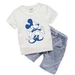 Little Boys Cotton Suit T Shirt Clothes