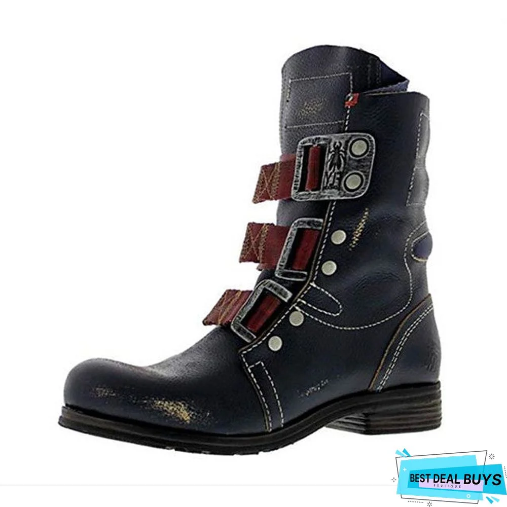 Men's Winter Casual Daily Boots Pu Breathable Warm Waterproof Black / Blue / Brown