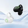 Bluetooth-Compatible Clip-On Sports Headphones Noise Reduction Single Ear Headphones Clip-On Open-Ear Earphones for Fitness Running Workout