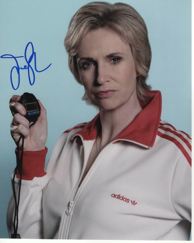 JANE LYNCH SIGNED AUTOGRAPHED 8X10 Photo Poster painting - WRECK-IT RALPH, GLEE, ROLE MODELS A