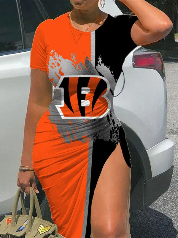 Cincinnati Bengals
Women's Slit Bodycon Dress
