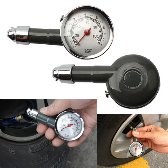 

Bike Motor Tyre Air Pressure Gauge Metes Vehicle Tester Monitoring System, 501 Original