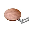 Bedside Wall-Mounted Foldable Small Round Tray Bedside Table Side Table Retractable Coffee Table