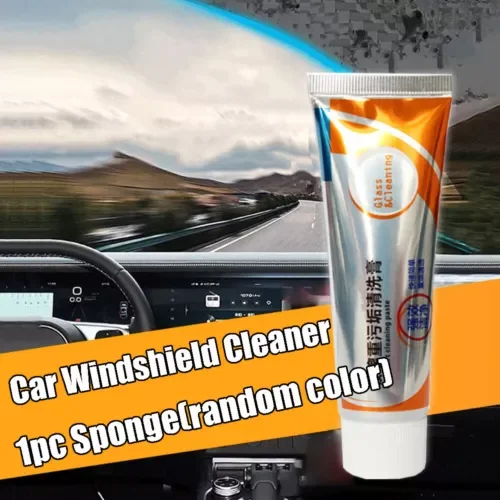Dronehint 50ML Car Windshield Parts Oil Film Cleaner Glass Dirt Cleaning Cream with Spong (For: Land Rover) Parts