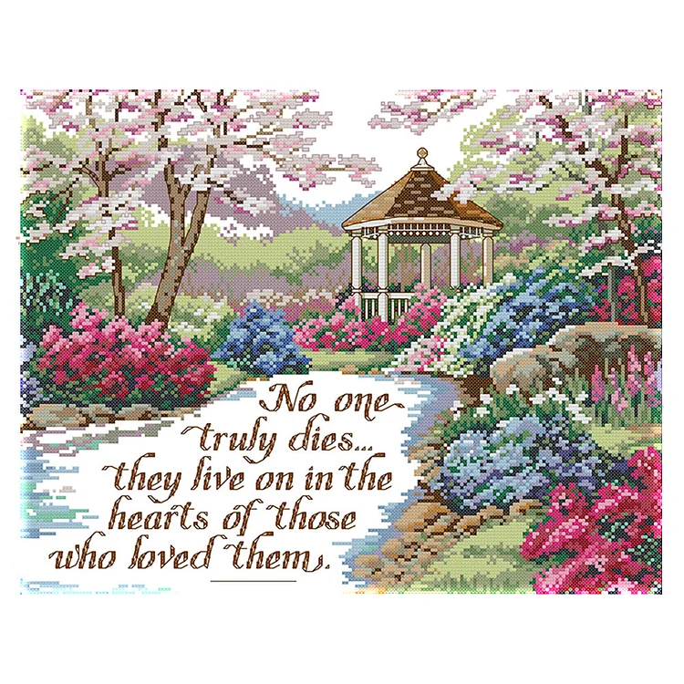 True Love 14CT Printed Cross Stitch Kits (44*35CM) fgoby