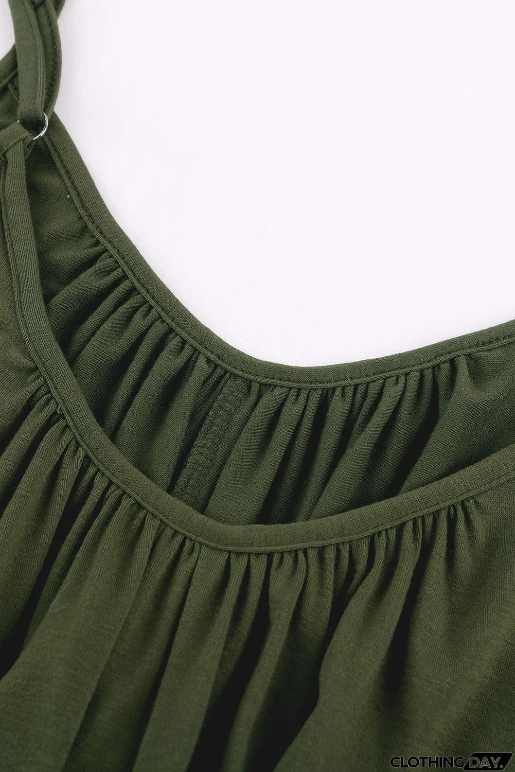 Spaghetti Straps Wide Leg Pocketed Jumpsuits